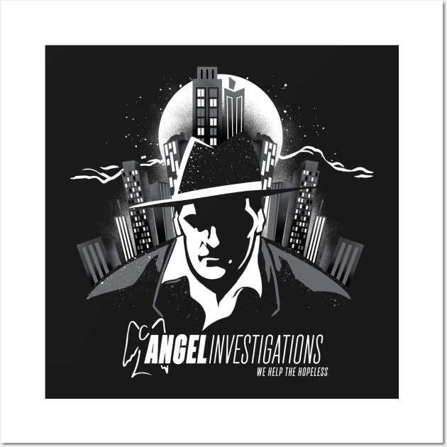 Angel Investigations Wall Art by MitchLudwig